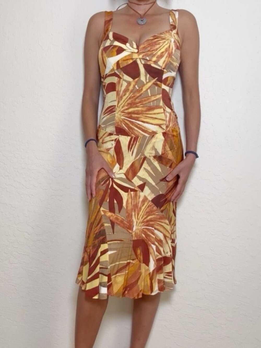Y2k Cache Tropical skirt set deadstock